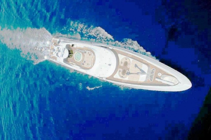 Andreas L Motor Yacht (ex Amnesia)  - Helicopter Shot1